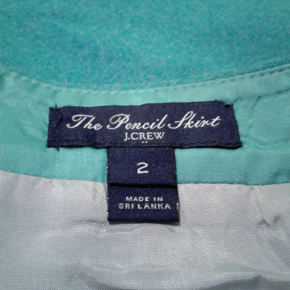 J.Crew Double Serge Wool Pencil Skirt - Picture 5 of 6